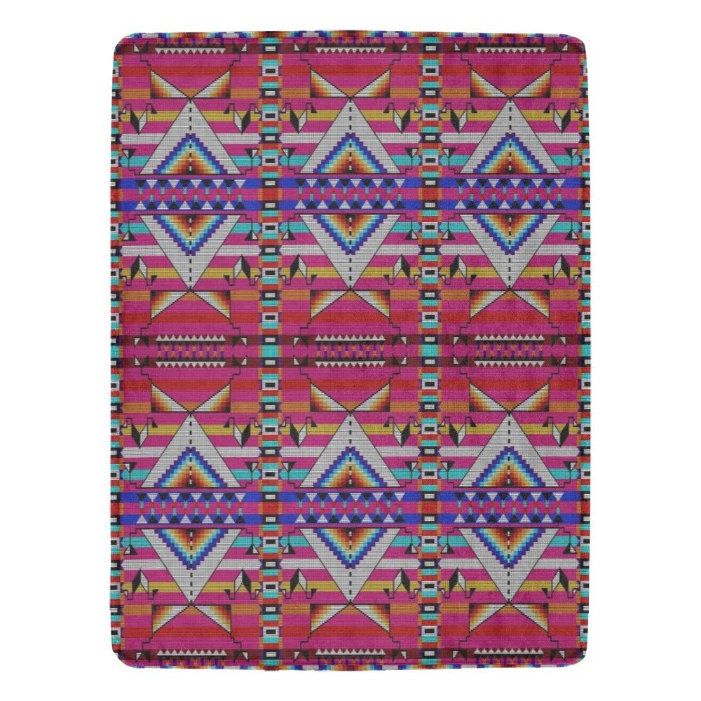 Medicine Blessing Pink Ultra-Soft Micro Fleece Blanket 60"x80"