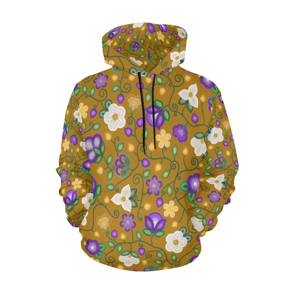 Midnight Moss Bloom Toffee Hoodie for Men (USA Size)