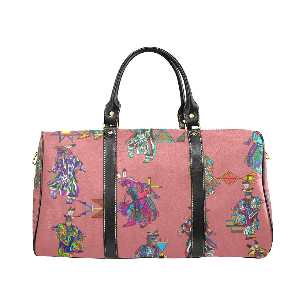 Men's Grass Dancers Terra Cotta Waterproof Travel Bag/Small