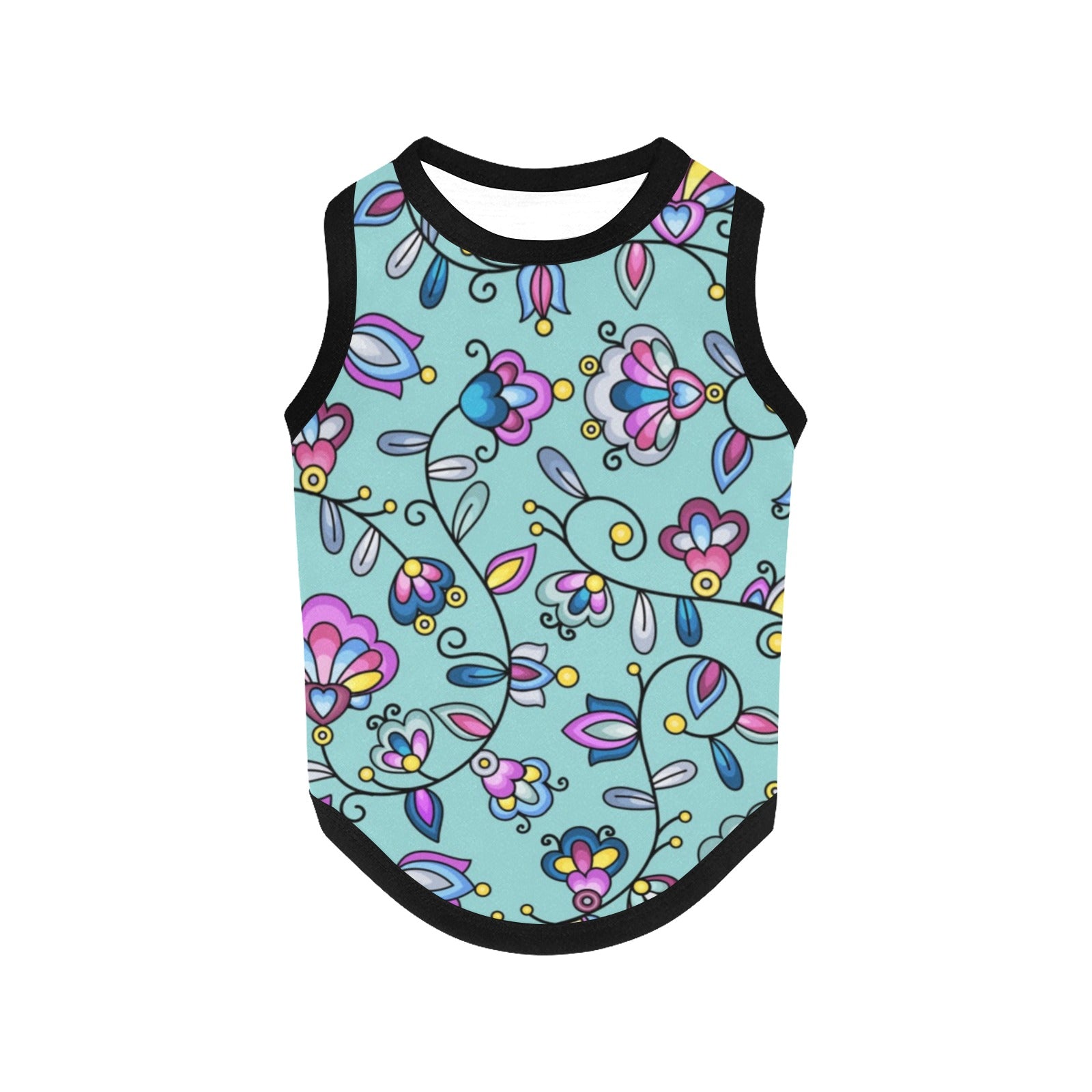 Autumn Bundle Blessing Turquoise Pet Tank Top