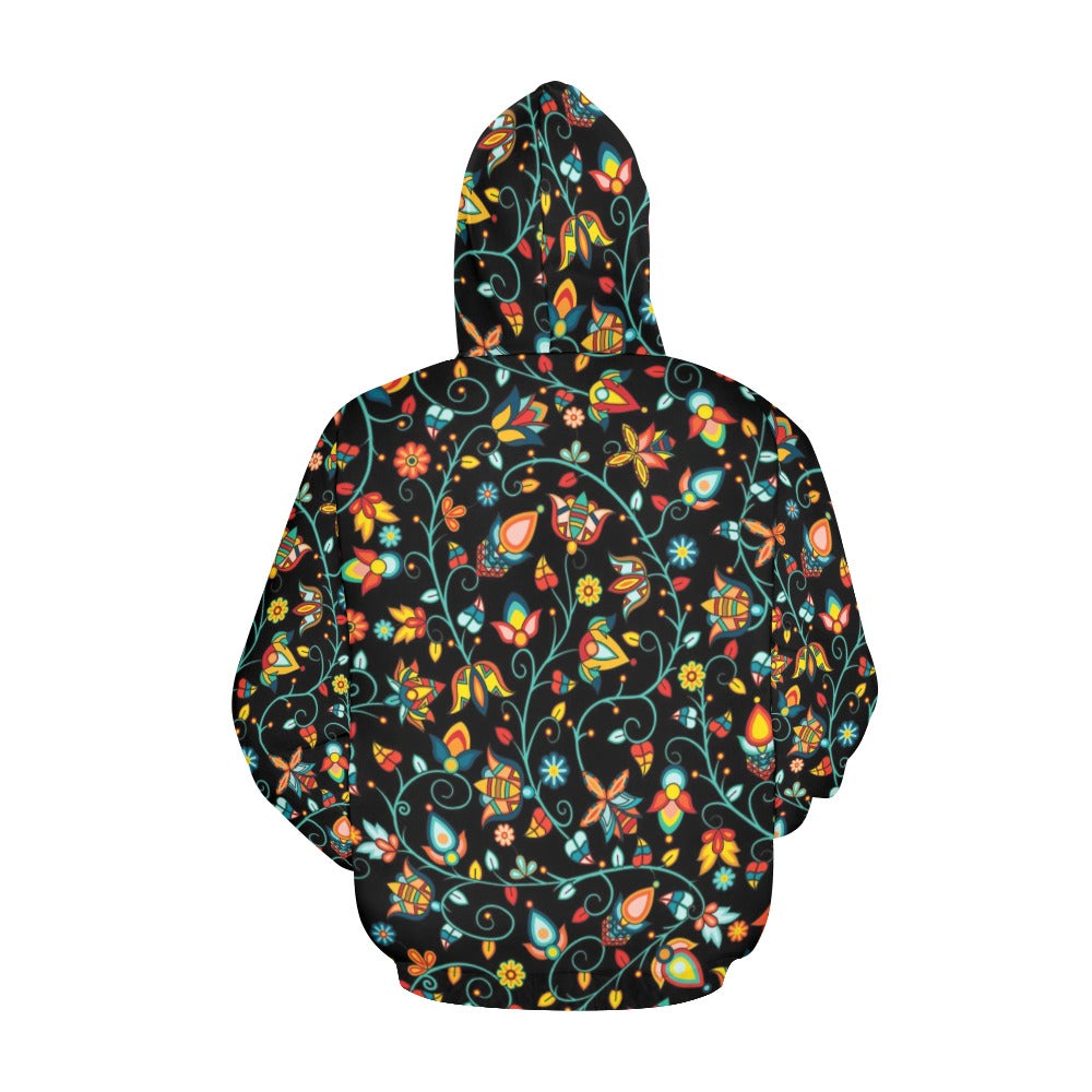 Thorny Path Black Hoodie for Women (USA Size)