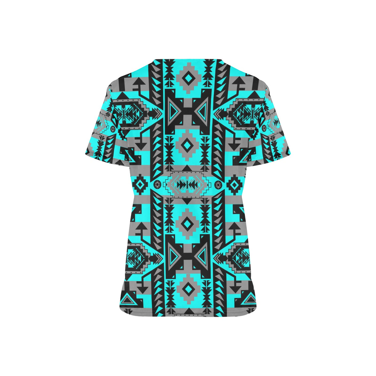 Chiefs Mountain Sky Scrub Top
