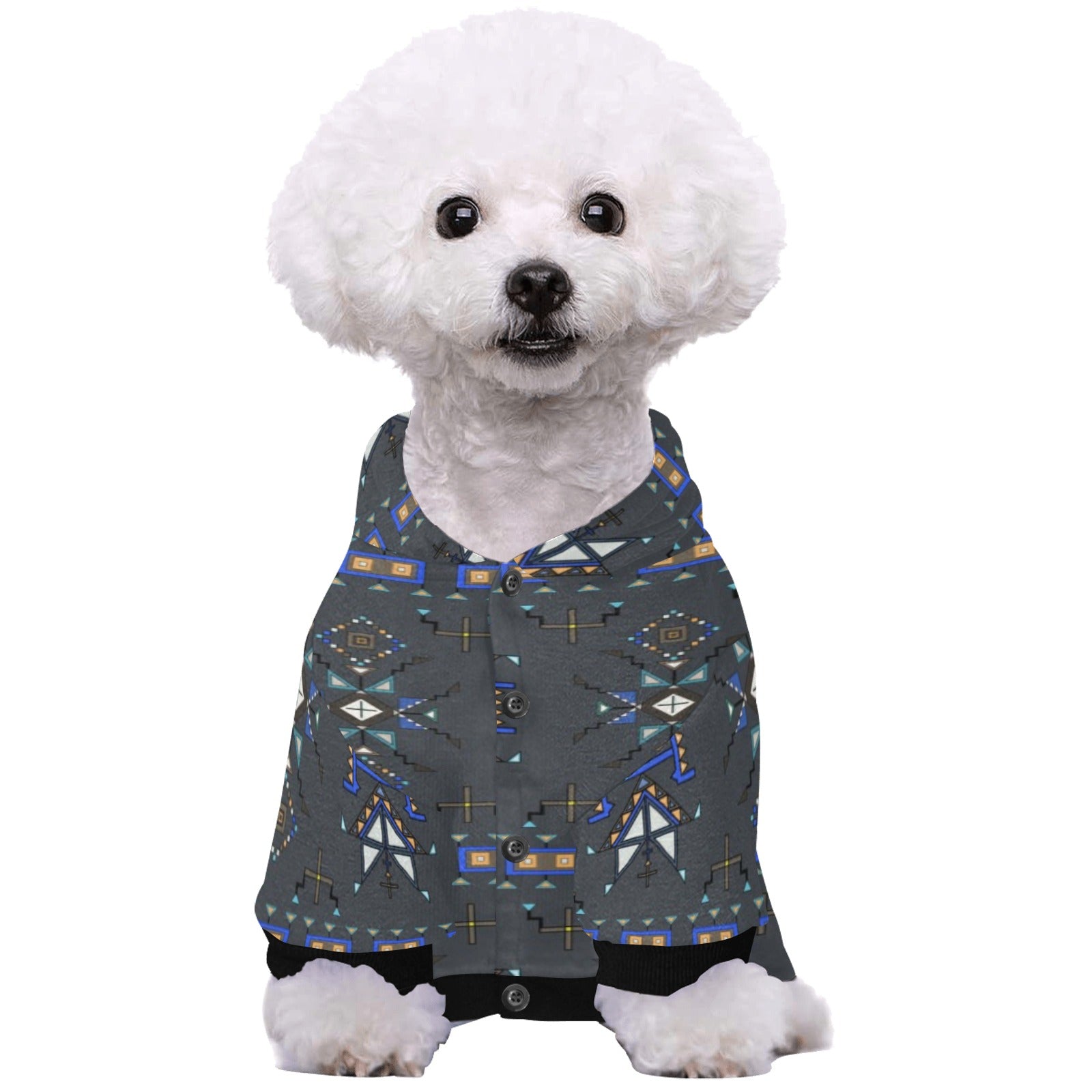 Eagle Strike Gray Pet Dog Hoodie