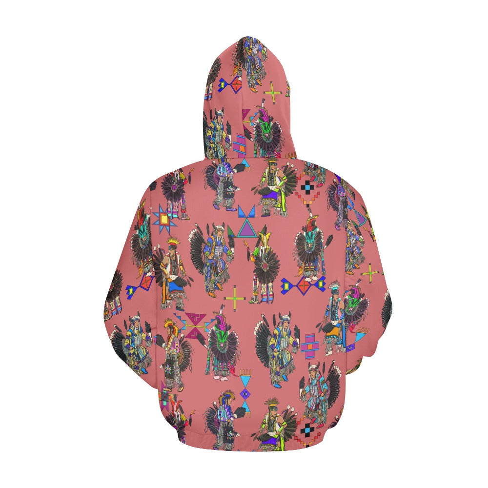 Men's Tradish Dancers Terra Cotta Hoodie for Men (USA Size)