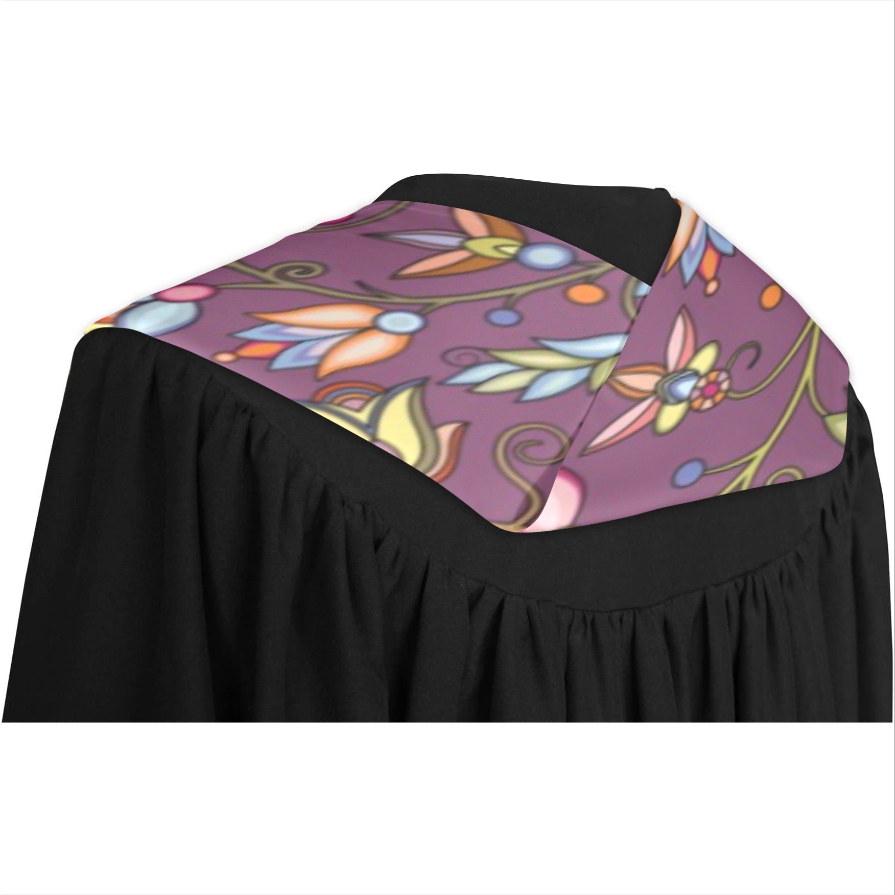 Buffalo Bloom Blush Graduation Stole