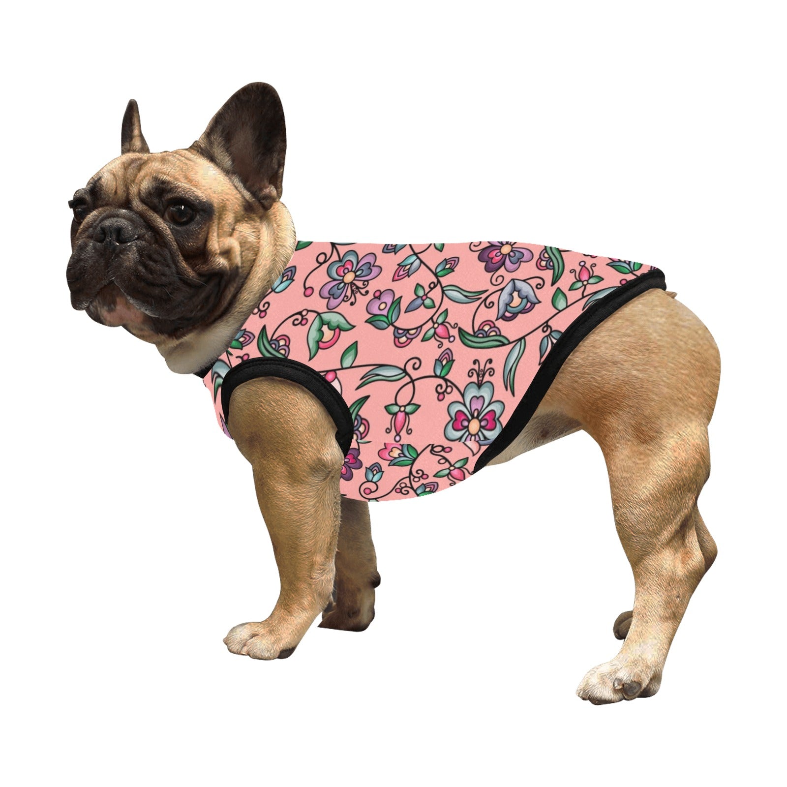 Amber Evening Garland Peach Pet Tank Top