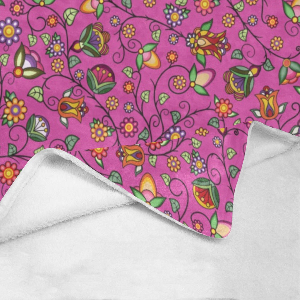 Heartbeat Petals Pink Ultra-Soft Micro Fleece Blanket 40"x50"