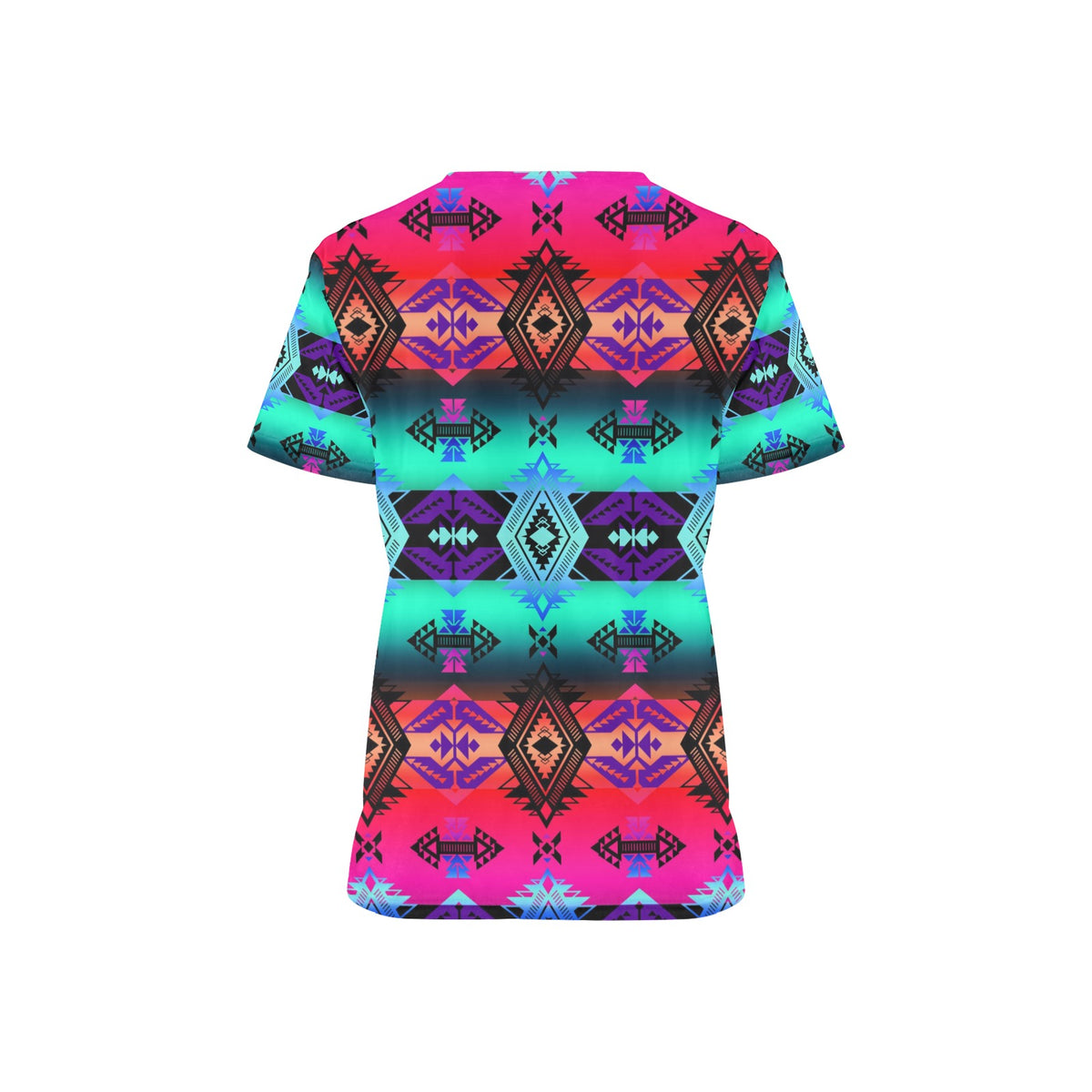 Sovereign Nation Sunrise Scrub Top