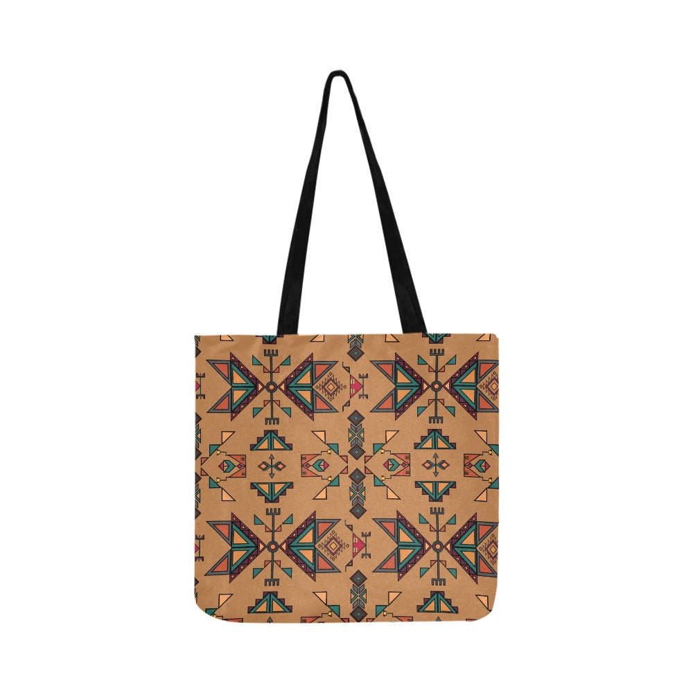 Arrow Dawn Brown Reusable Shopping Bag (Two sides)