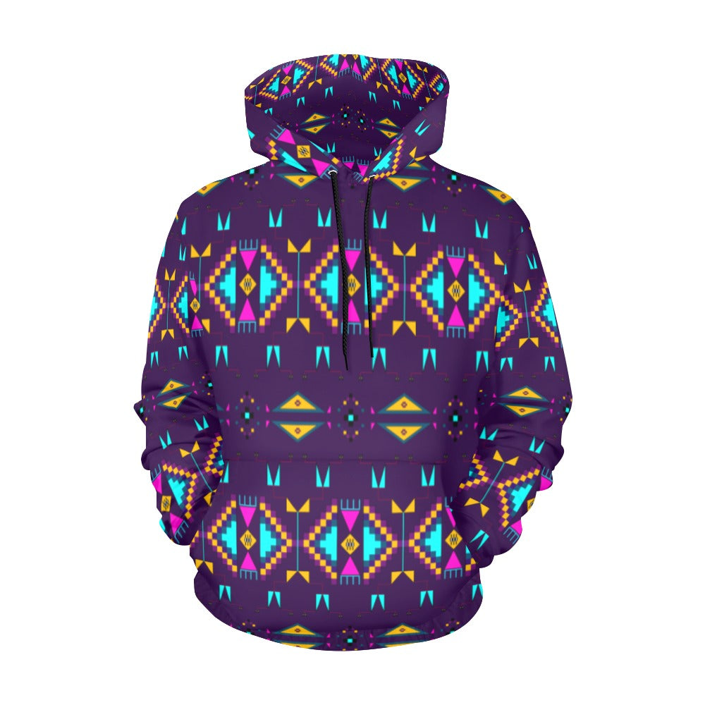 Rite of Passage Dark Purple Hoodie for Men (USA Size)