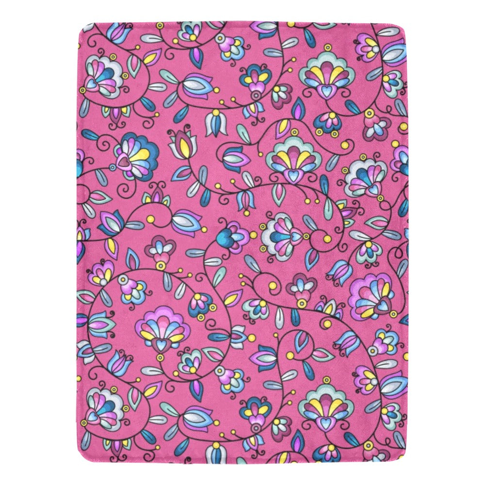 Autumn Bundle Blessing Pink Ultra-Soft Micro Fleece Blanket 60"x80"