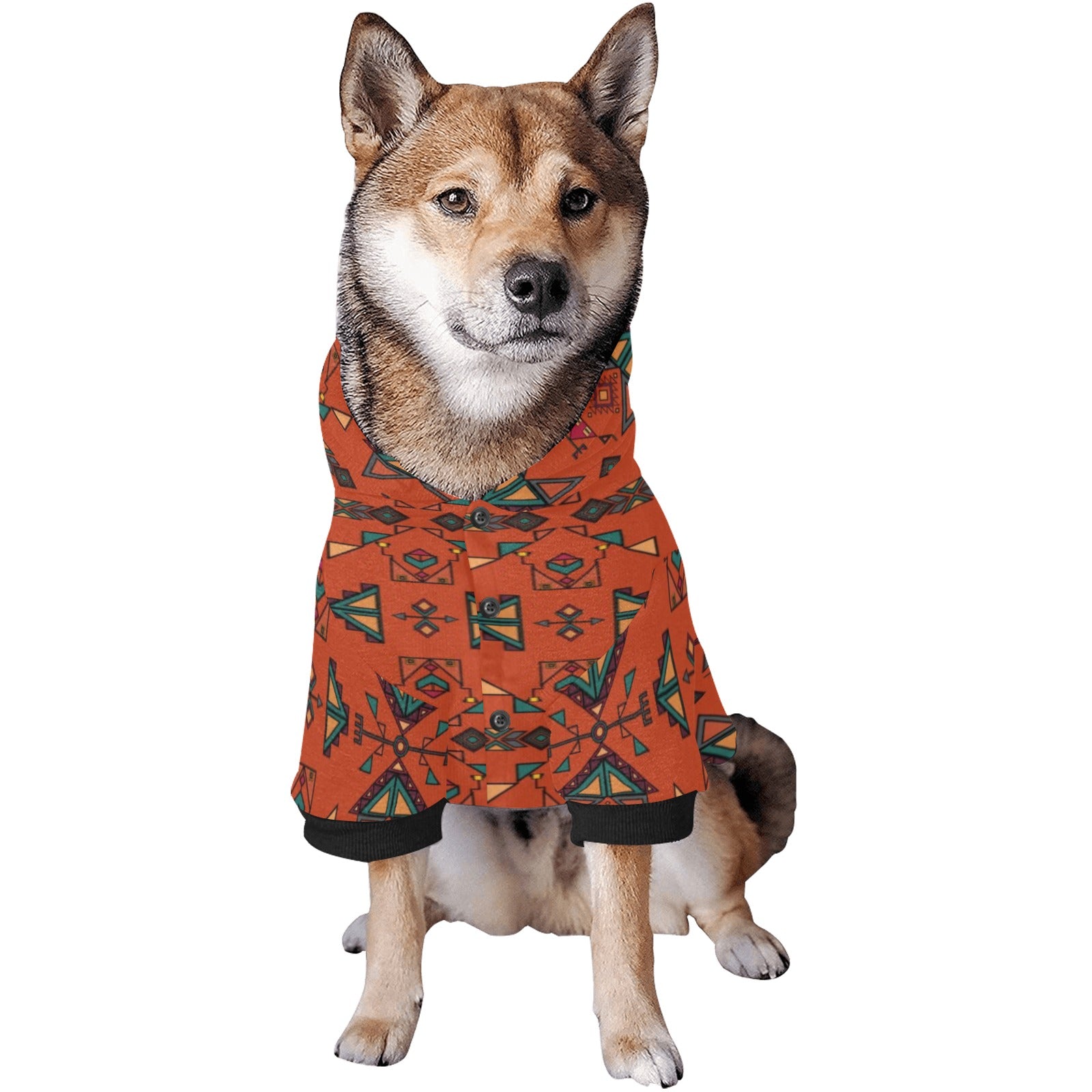 Arrow dawn Orange Pet Dog Hoodie