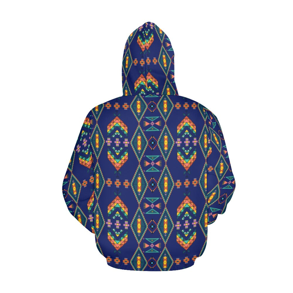 Travois Tipi Blue Hoodie for Men (USA Size)