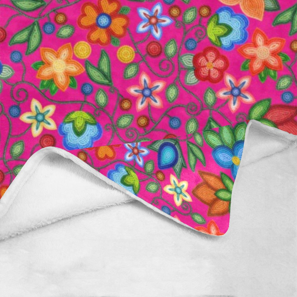 Morning Harmony Pink Ultra-Soft Micro Fleece Blanket 60"x80"