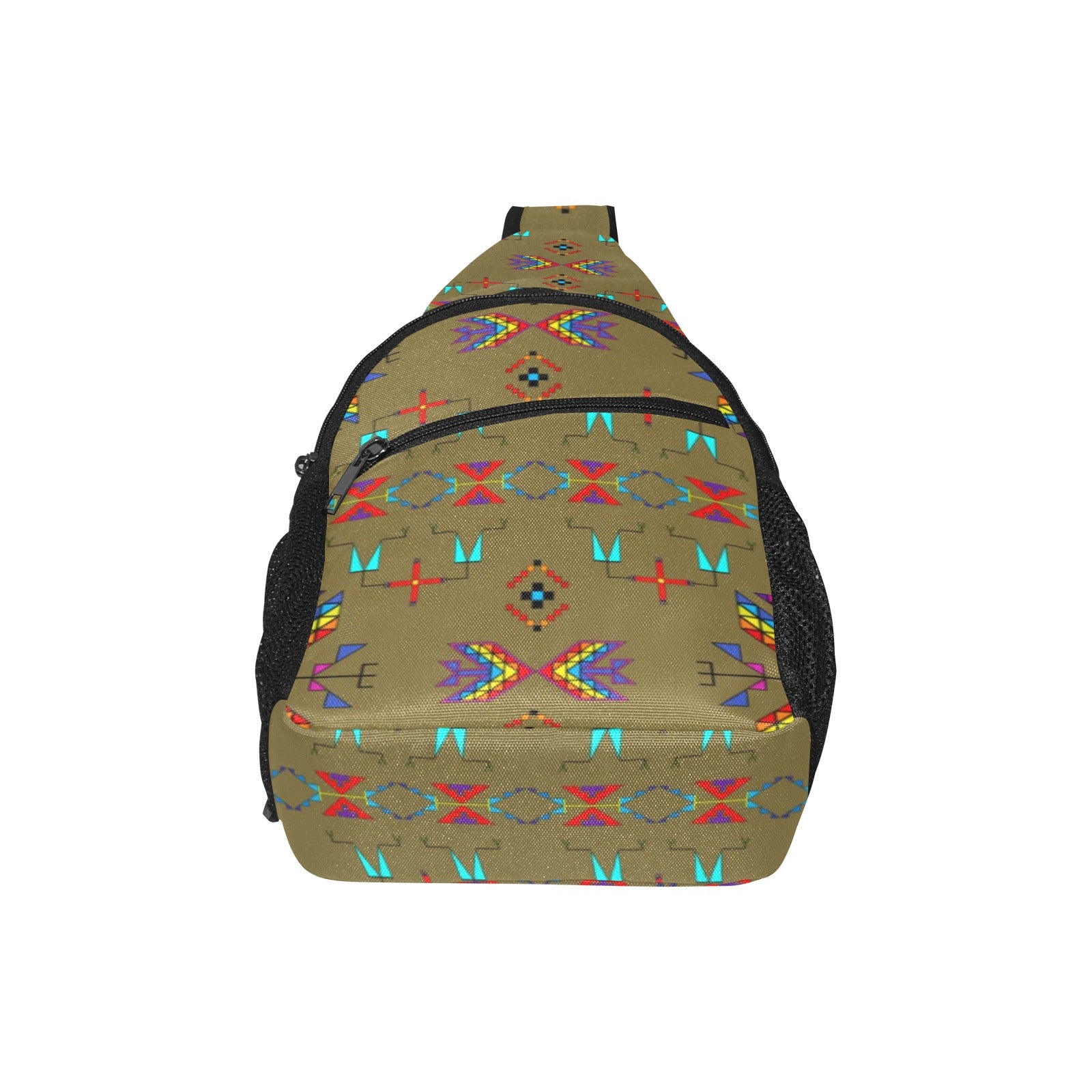 Rainy Chief Rainbow Sage Grass Chest Bag