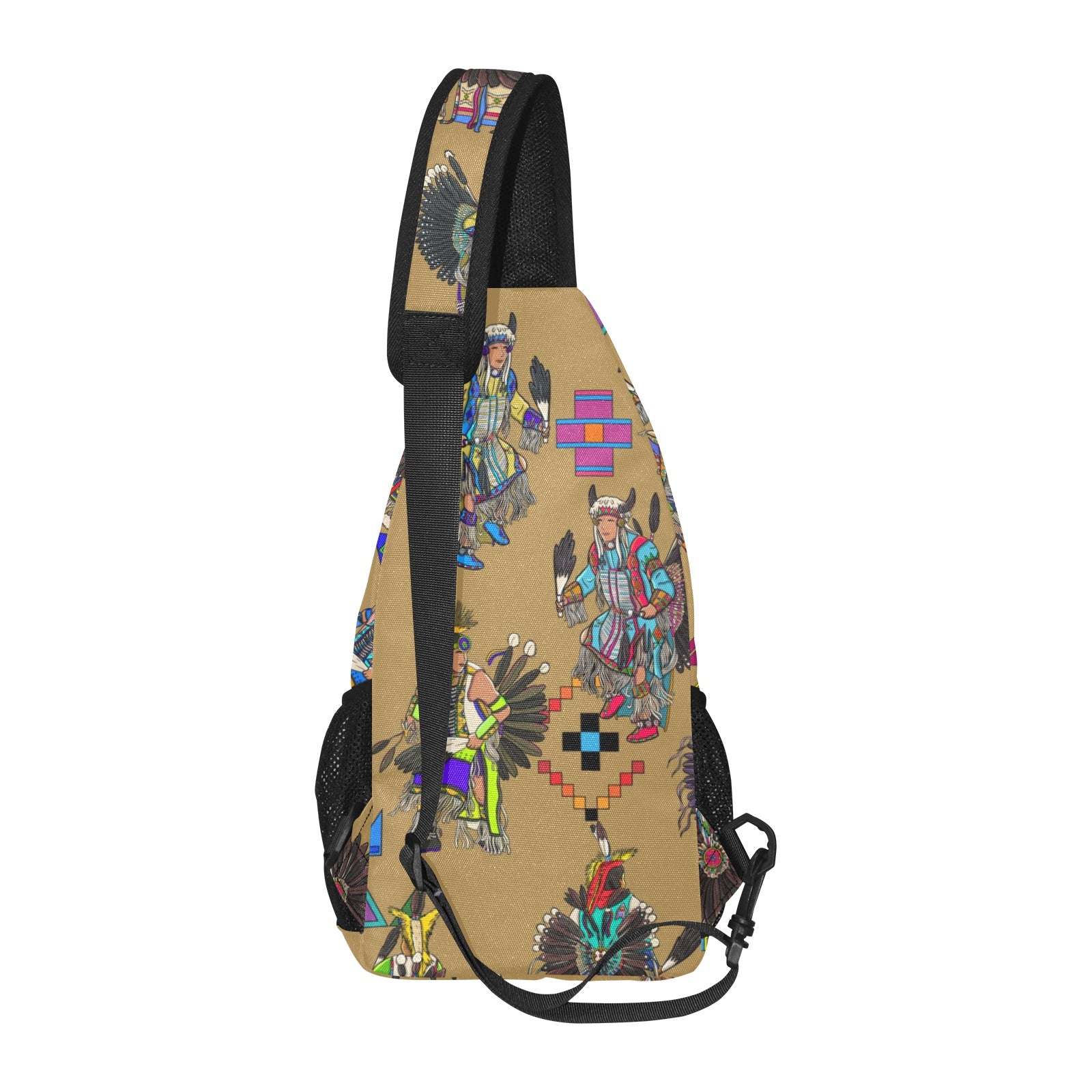 Men's Tradish Dancers Earth Chest Bag