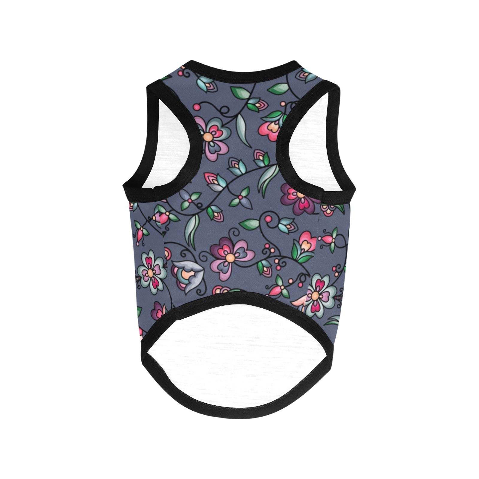 Amber Evening Garland Blue Pet Tank Top