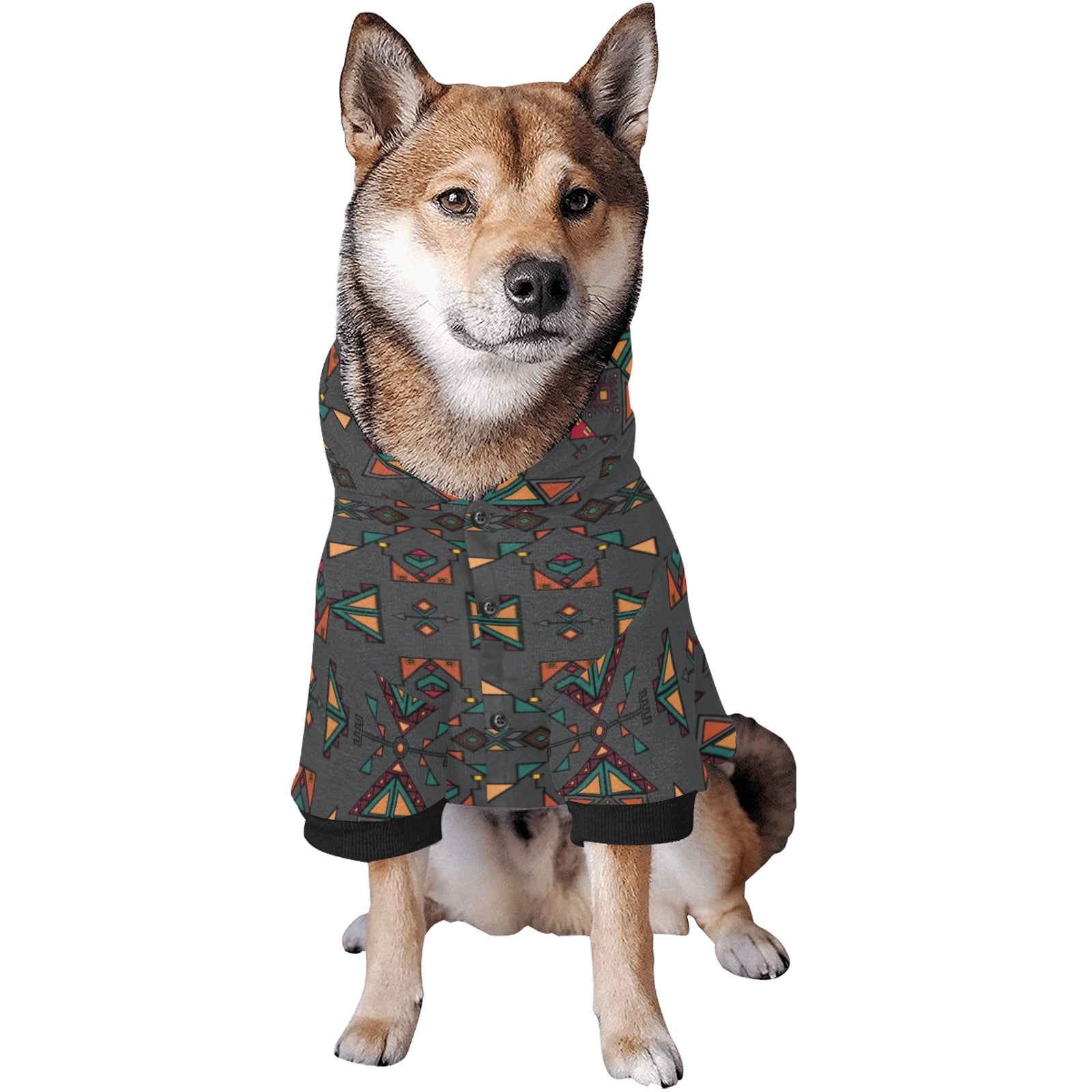 Arrow dawn Gray Pet Dog Hoodie