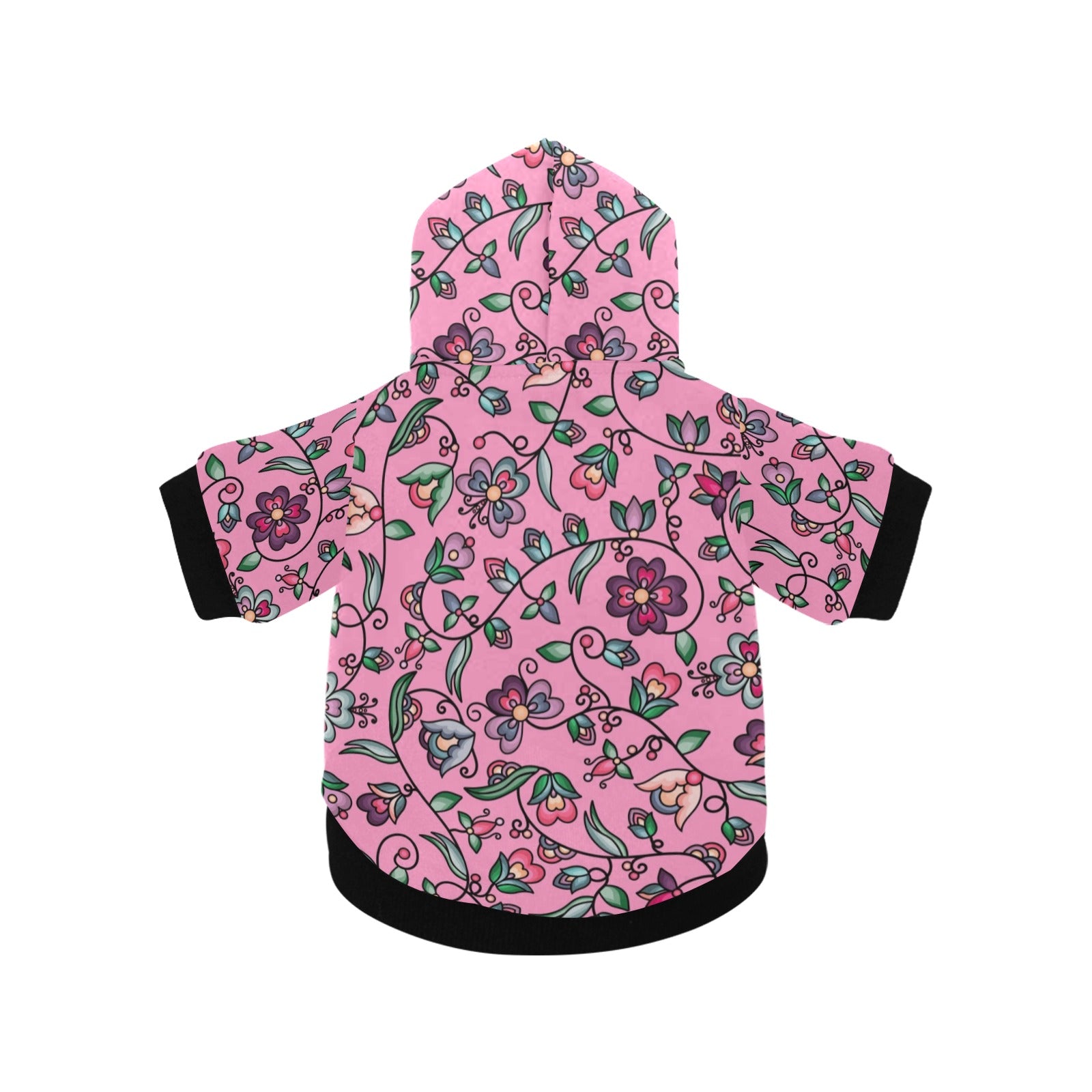 Amber Evening Garland Pink Pet Dog Hoodie
