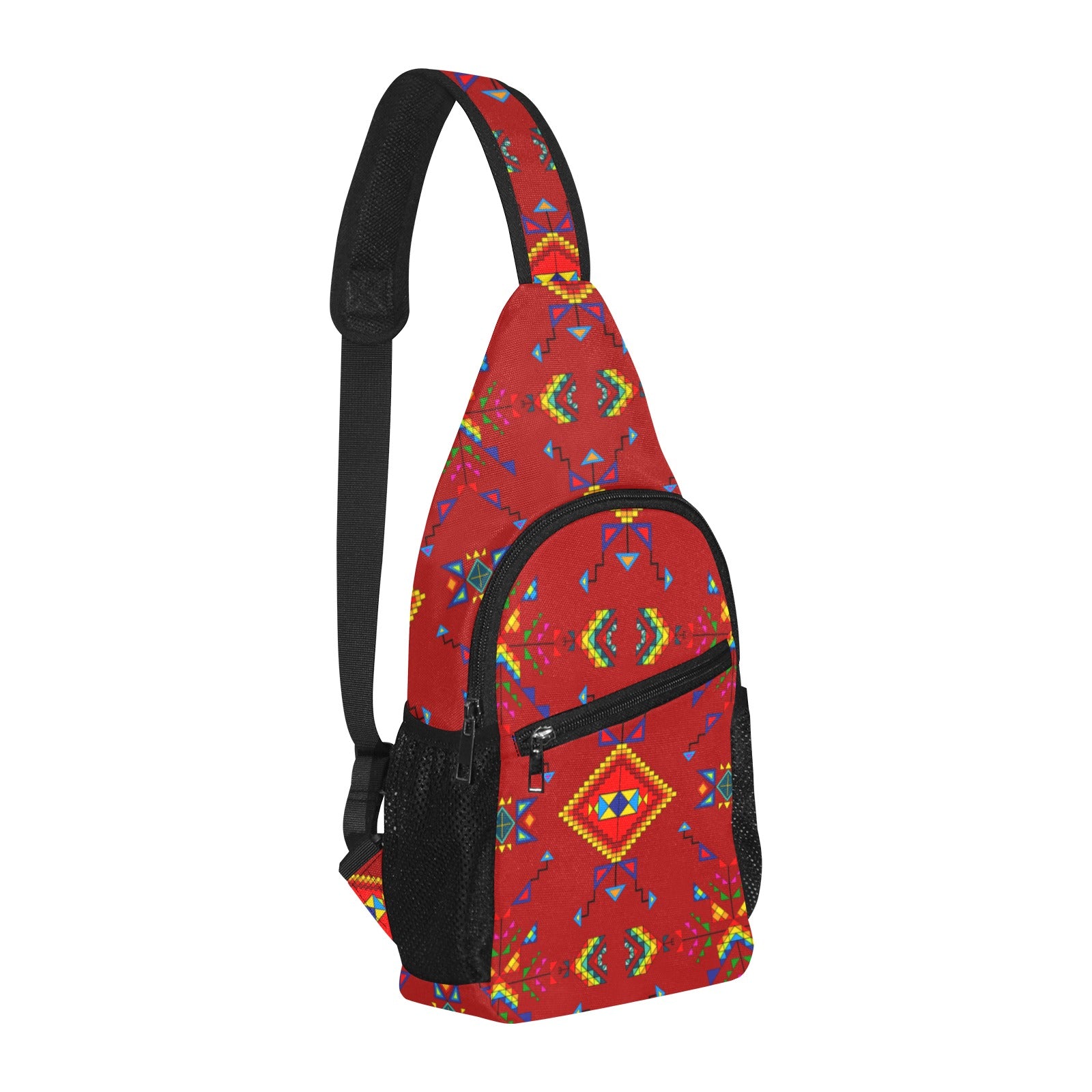 Buffalo Jump Red Chest Bag
