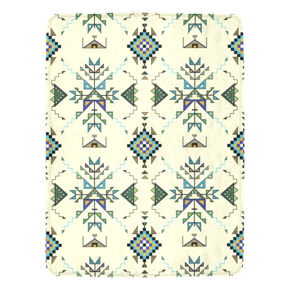 Bear Shield Cream Ultra-Soft Micro Fleece Blanket 60"x80"