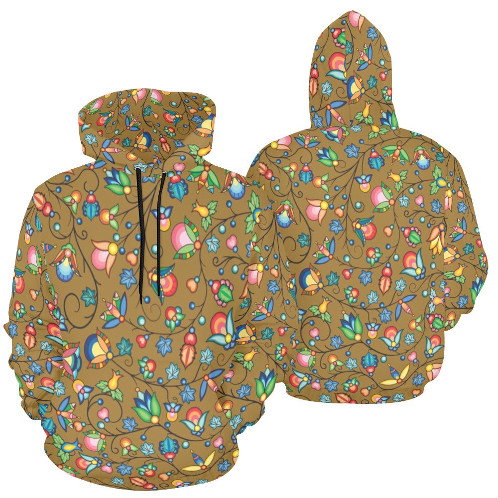 Prairie Plains Spirit Fall Leaves Hoodie for Men (USA Size)
