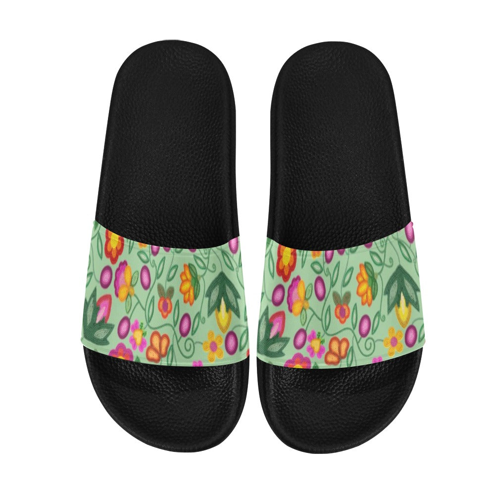 Boreal Bounty Green Men's Slide Sandals