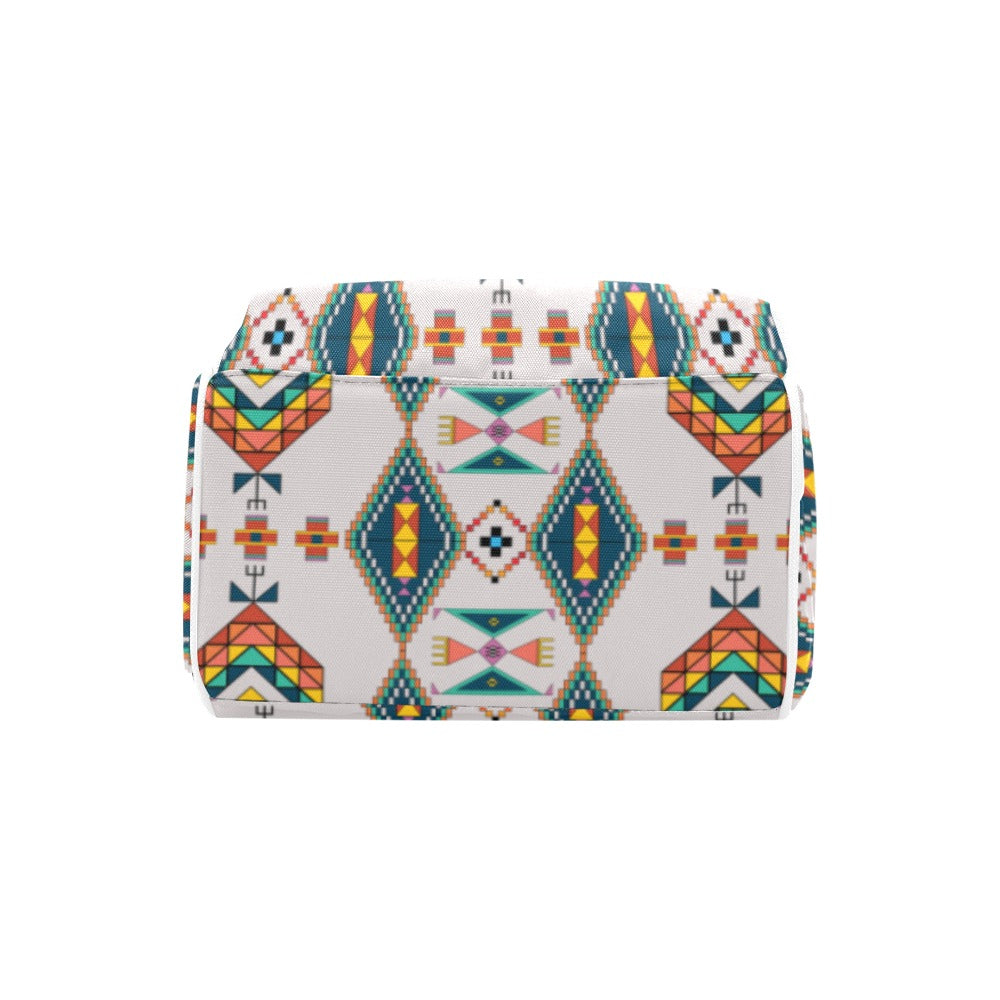 Travois Tipi Grey Multi-Function Diaper Backpack/Diaper Bag