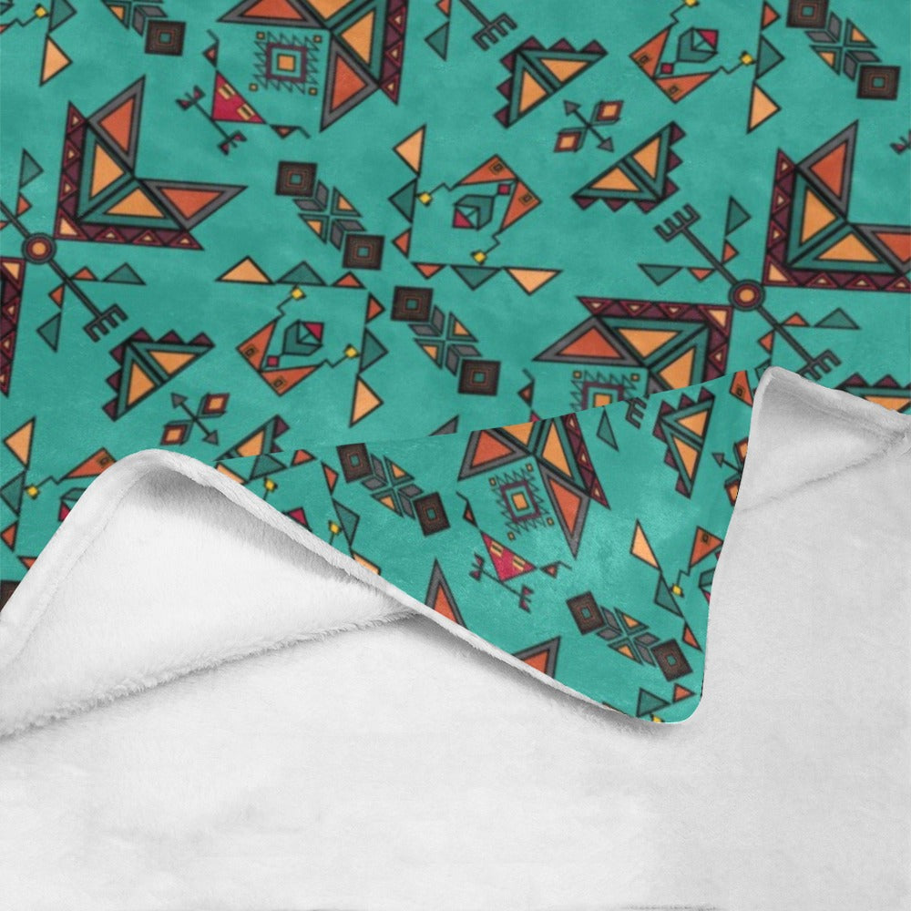 Arrow dawn Turquoise Ultra-Soft Micro Fleece Blanket 50"x60"