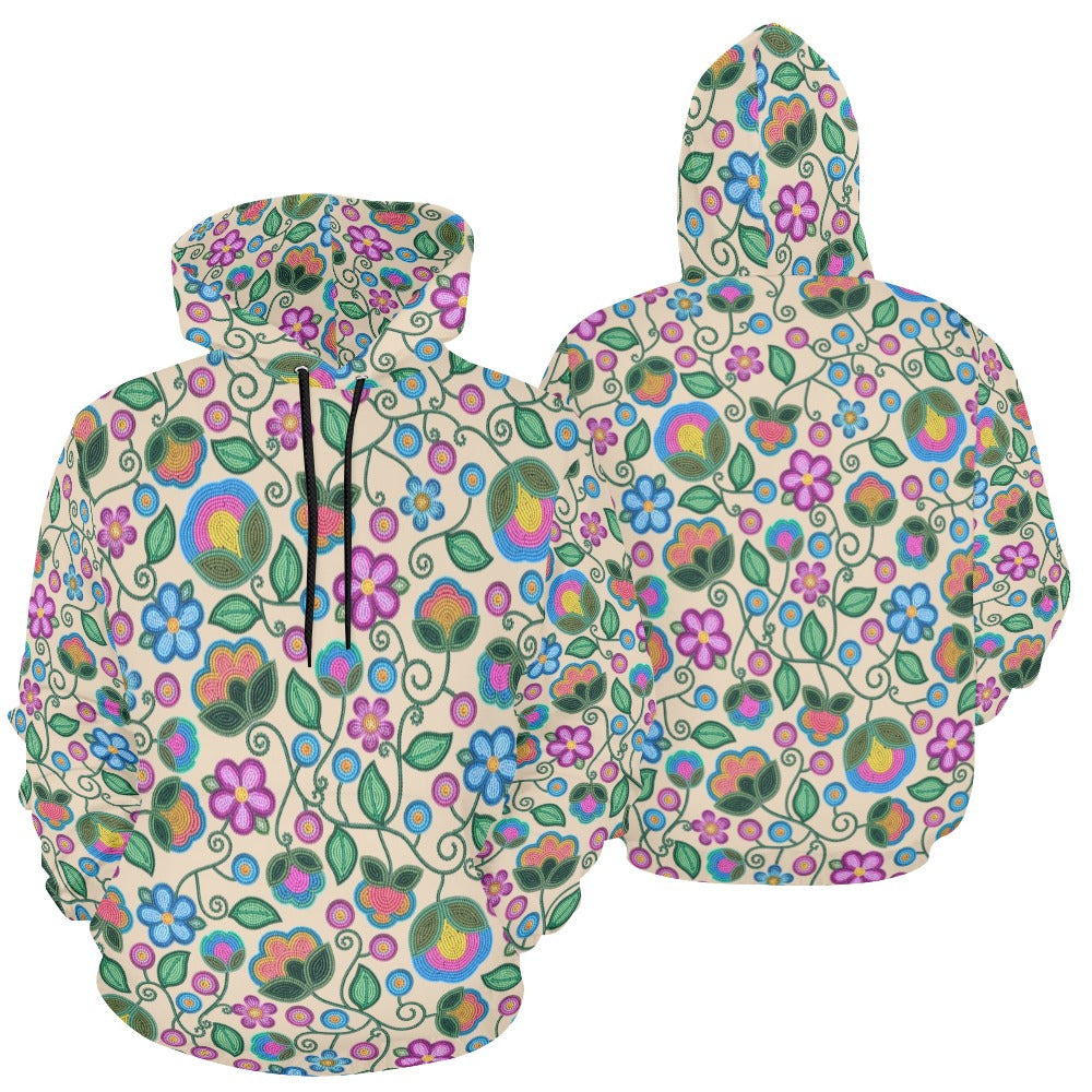 Turquoise Sunbeam Cream Hoodie for Men (USA Size)
