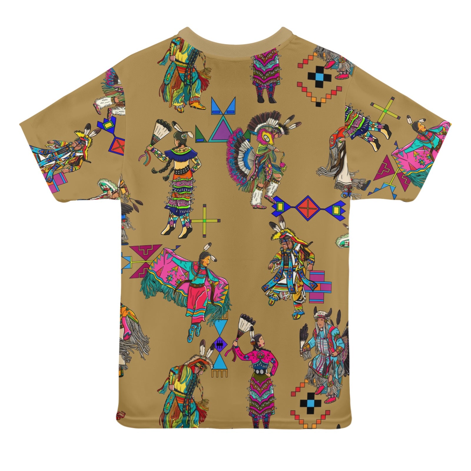 Grand Entry Dancers Earth T-shirt for Women