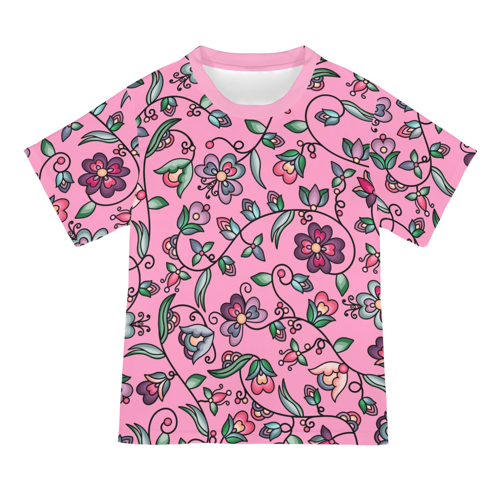 Amber Evening Garland Pink T-shirt for Women