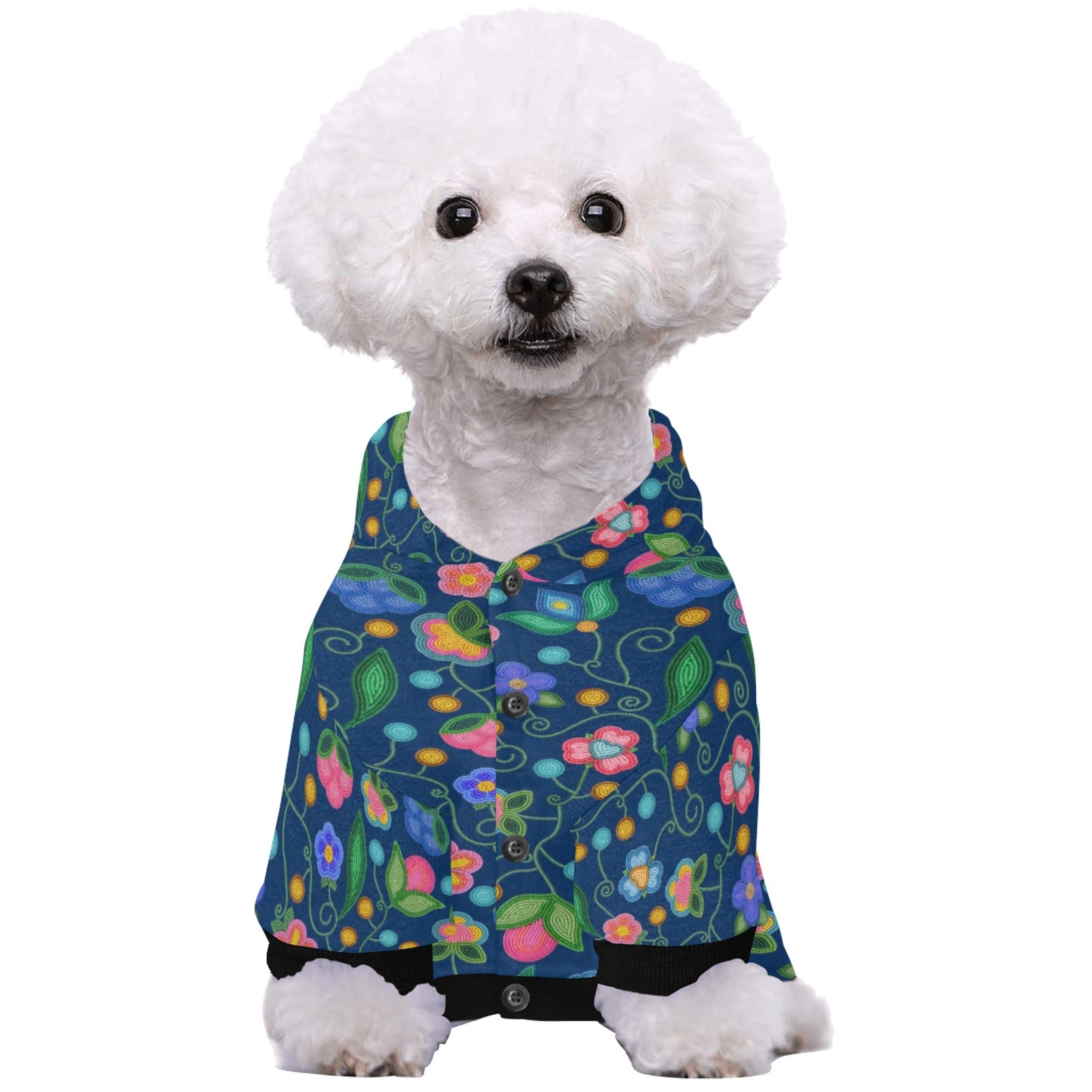 Skyberry Serenade Navy Pet Dog Hoodie