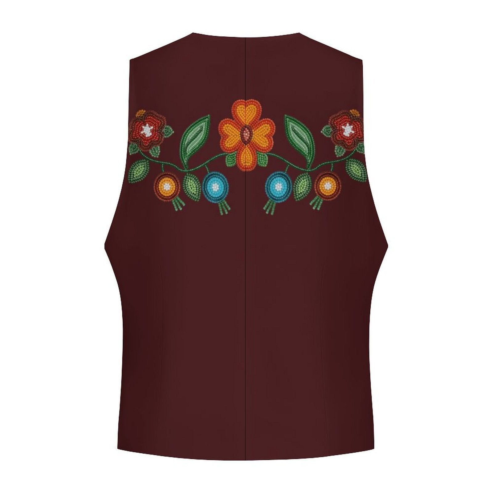 Prairie Fire Petals 2 Men's Sleeveless Suit Vest
