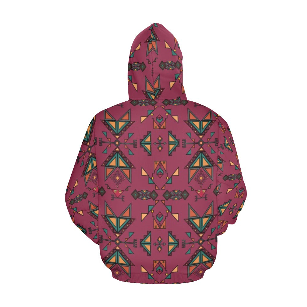 Arrow Dawn Maroon Hoodie for Men (USA Size)