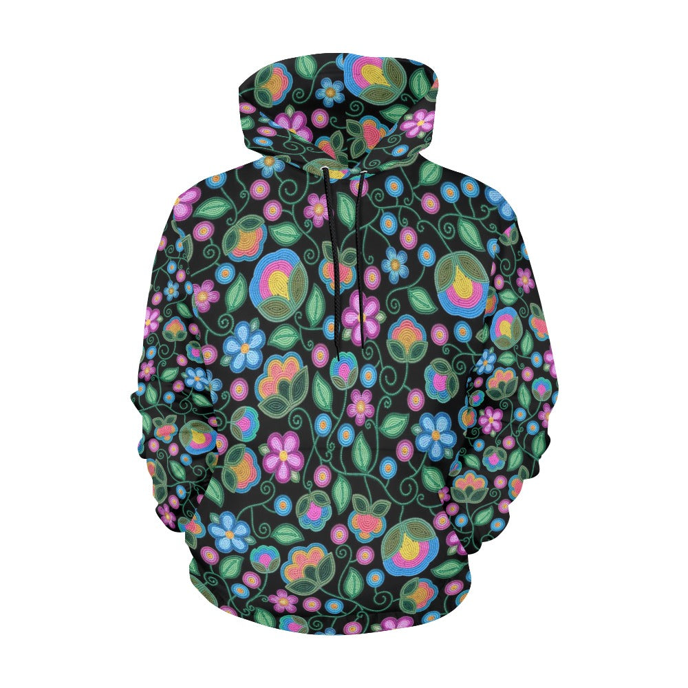 Turquoise Sunbeam All Over Print Hoodie for Women (USA Size)