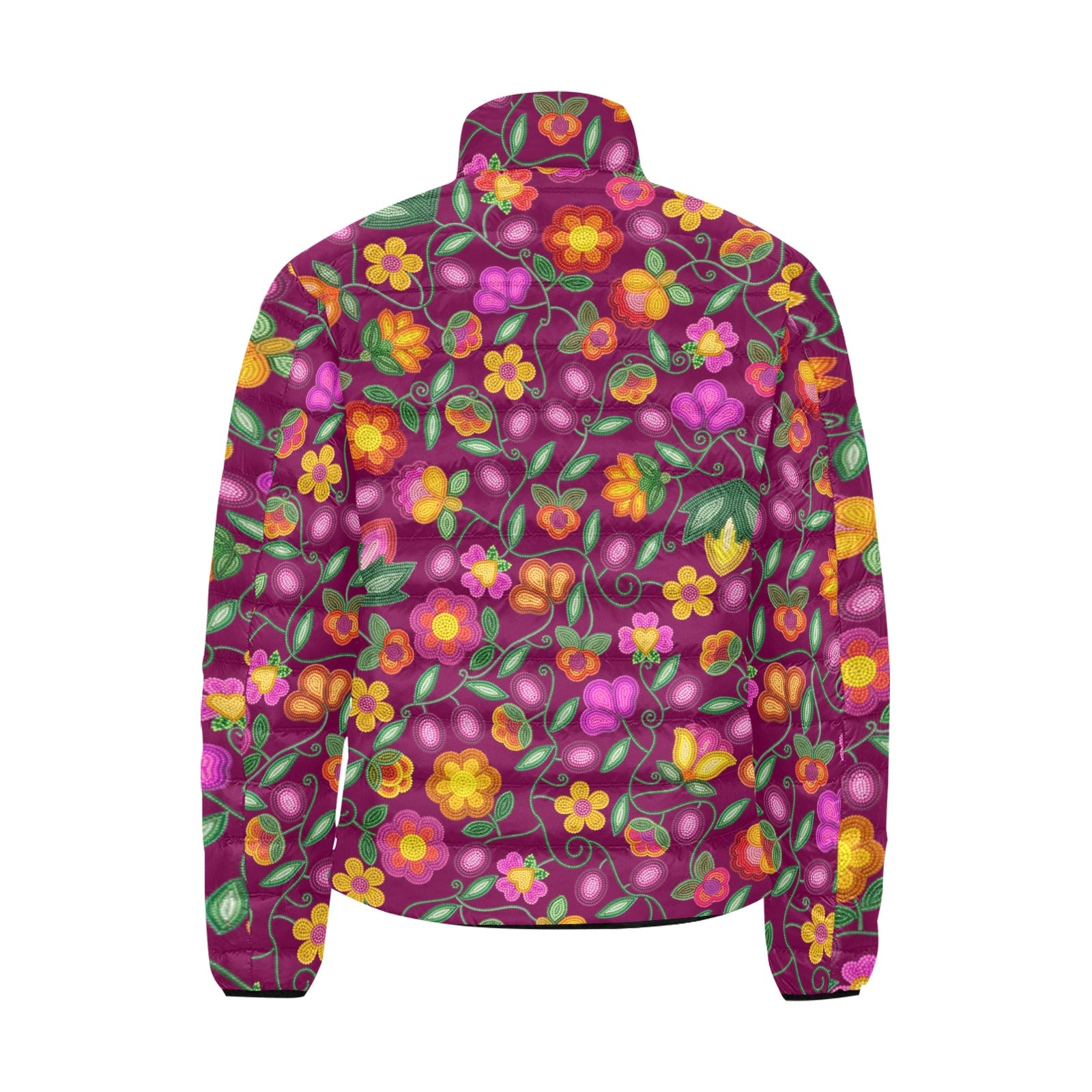Boreal Bounty Dark Magenta Men's Padded Jacket