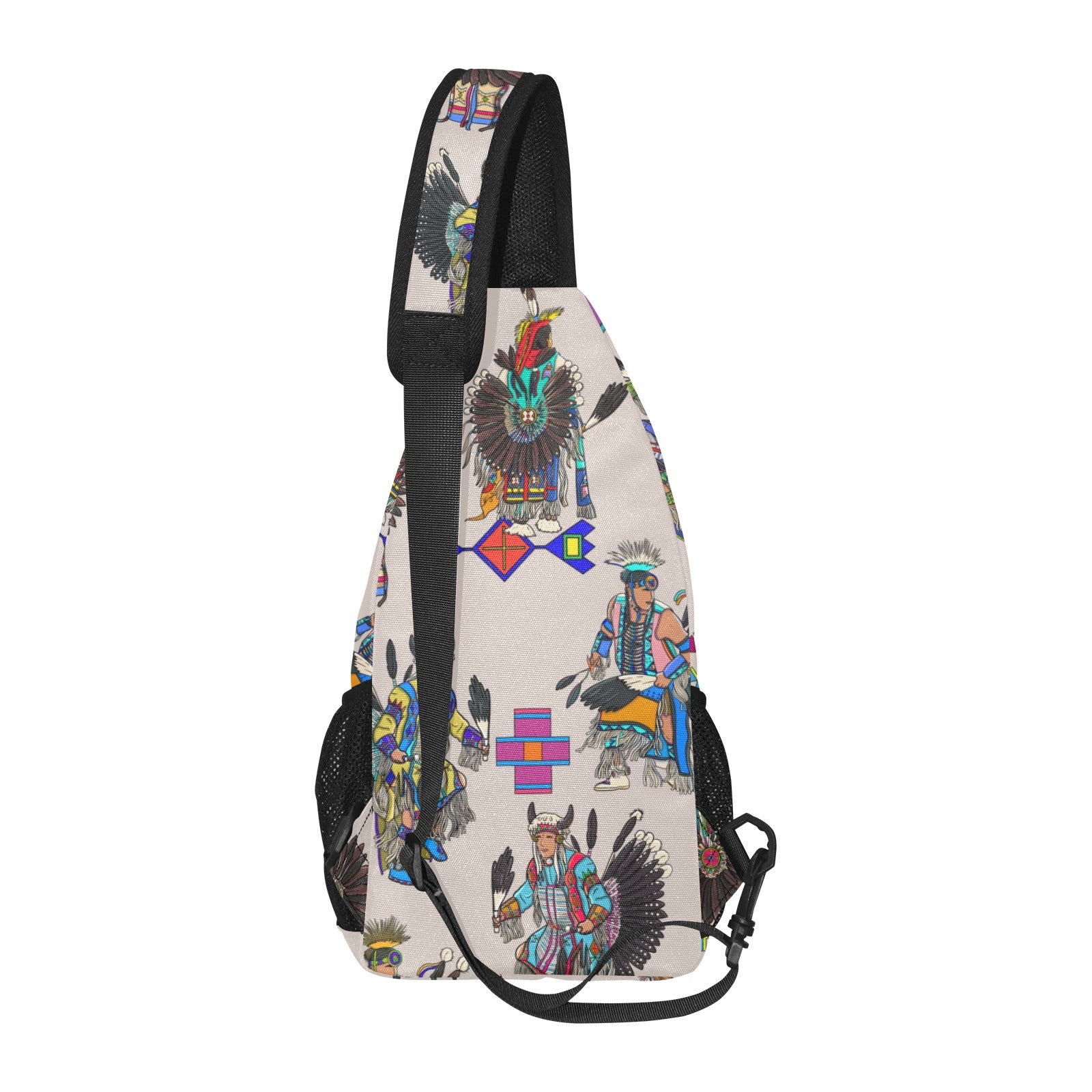 Men's Tradish Dancers Muslin White Chest Bag