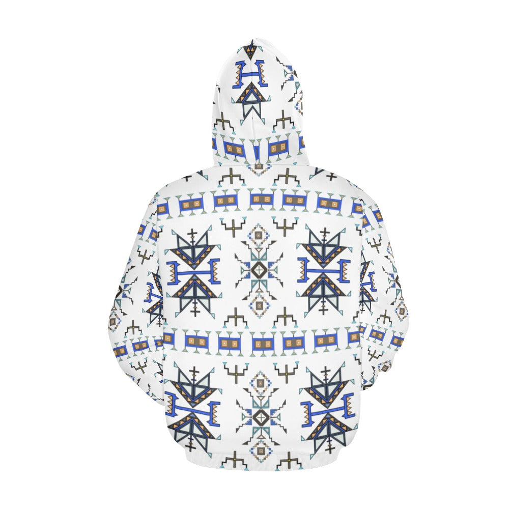 Eagle Strike White Hoodie for Women (USA Size)