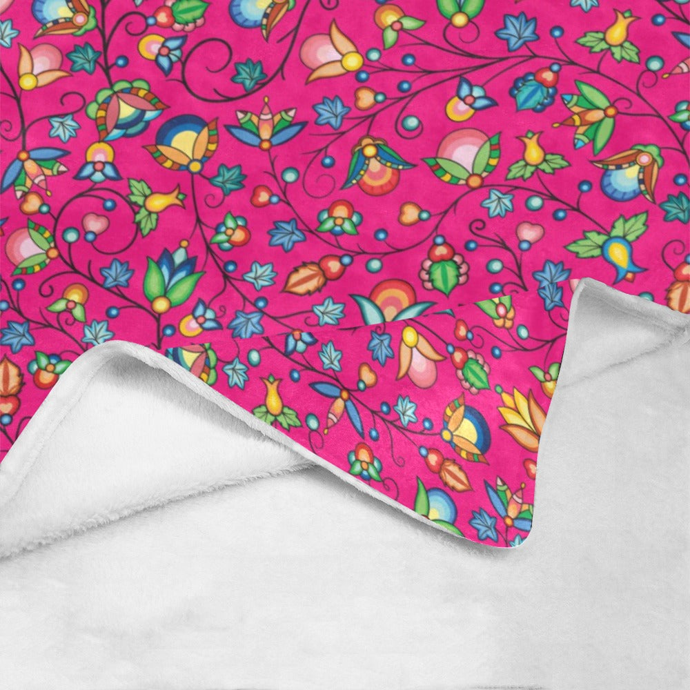 Prairie Plains Spirit Pink Ultra-Soft Micro Fleece Blanket 50"x60"