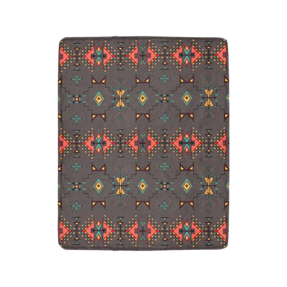 Thunder Flight Gray Ultra-Soft Micro Fleece Blanket 40"x50"