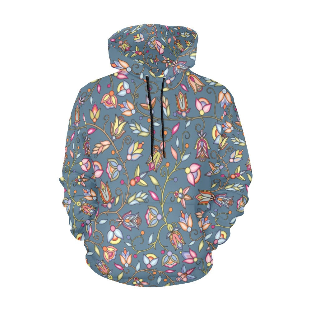 Buffalo Bloom Rainstorm Hoodie for Men (USA Size)