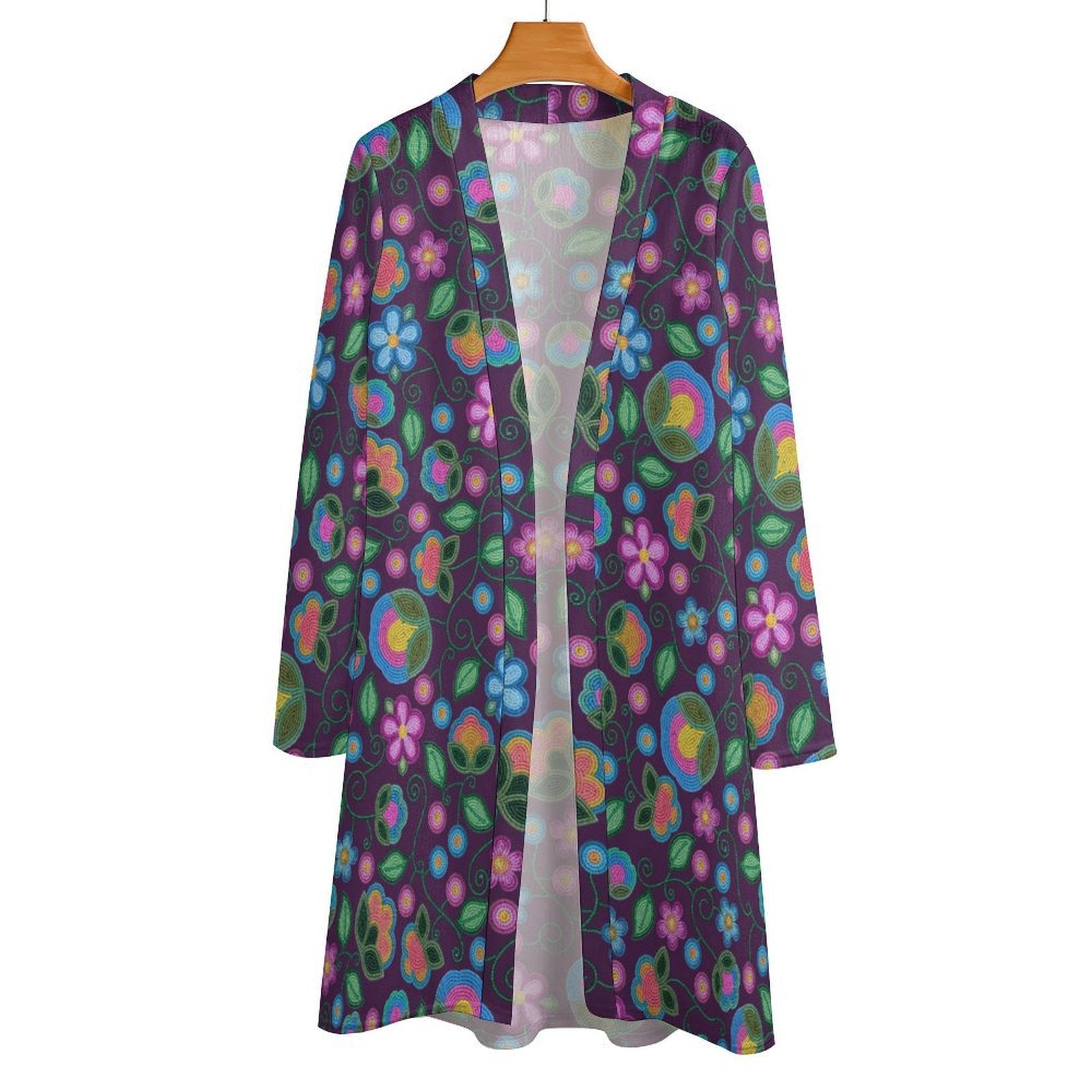 Turquoise Sunbeam Violet Cardigan