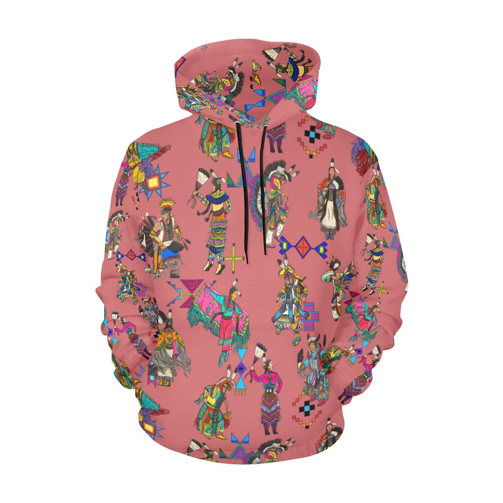 Grand Entry Dancers Terra Cotta Hoodie for Women (USA Size)