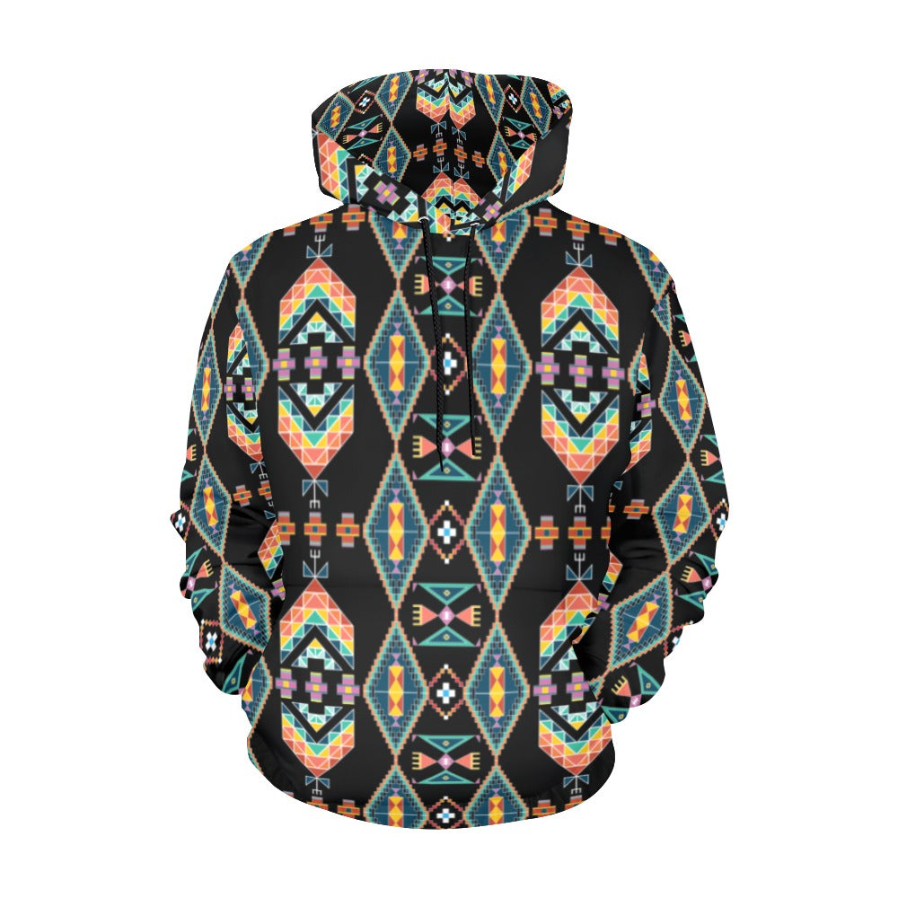Travois Tipi Black Hoodie for Men (USA Size)