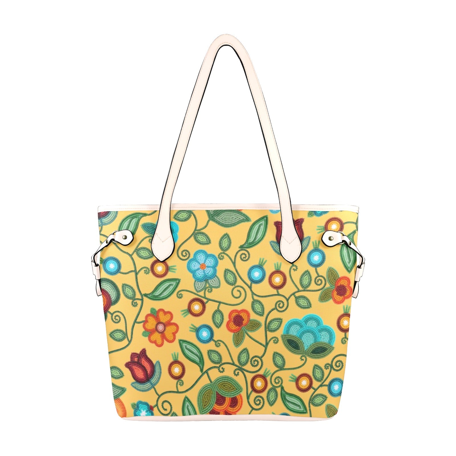 Prairie Fire Petals Honey Clover Canvas Tote Bag