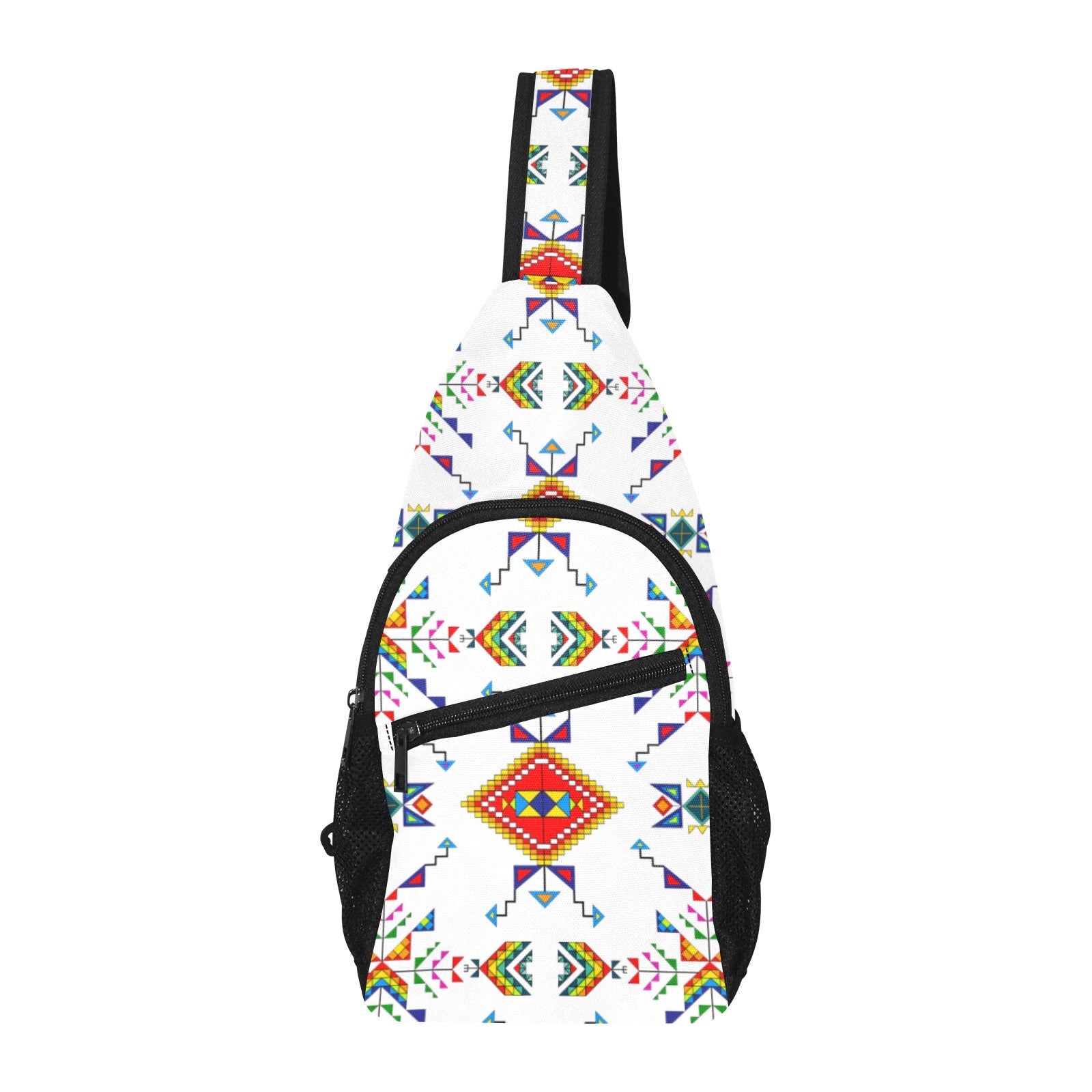 Buffalo Jump White Chest Bag