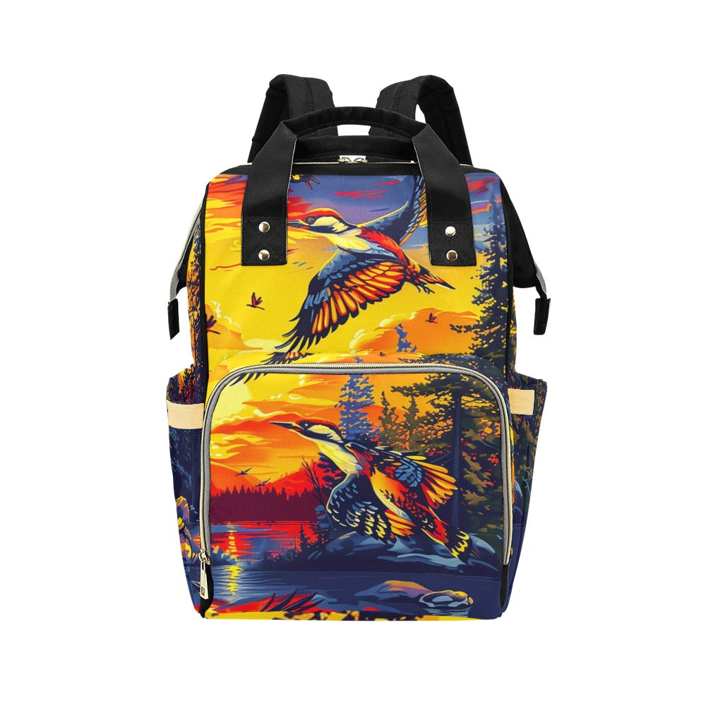 Woodpecker Medicine Multi-Function Diaper Backpack/Diaper Bag