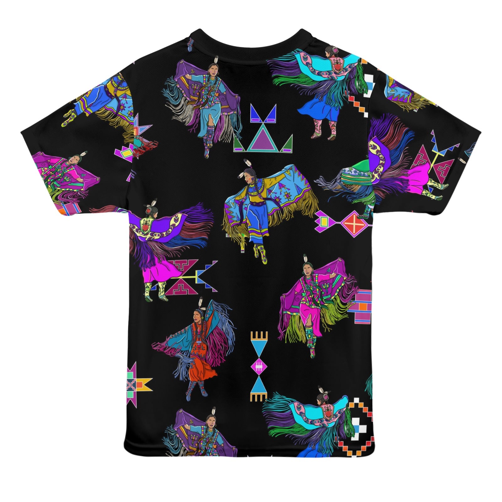 Women's Fancy Dancers Black T-shirt for Women