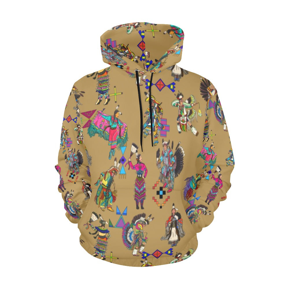 Grand Entry Dancers Earth Hoodie for Women (USA Size)